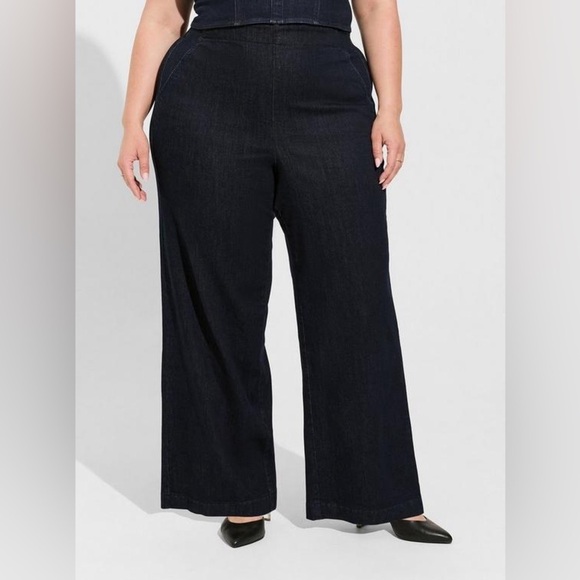 Torrid Wide Leg Super Soft High-Rise Trouser Jean Size 14 - Picture 2 of 14